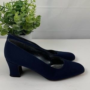 Stuart Weitzman blue heels